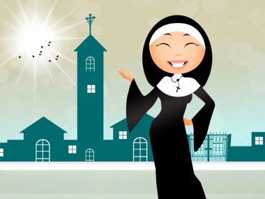 Sister in the church clipart