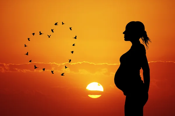 A pregnant woman — Stock Photo, Image