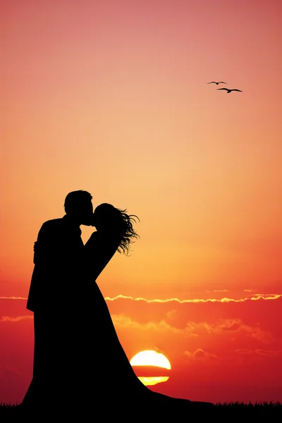 Bride and groom — Stock Photo, Image