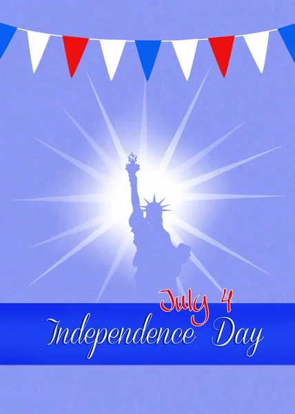 4 lipca, Dzień Niepodległości — Zdjęcie stockowe