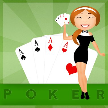 Kız Poker Aslar