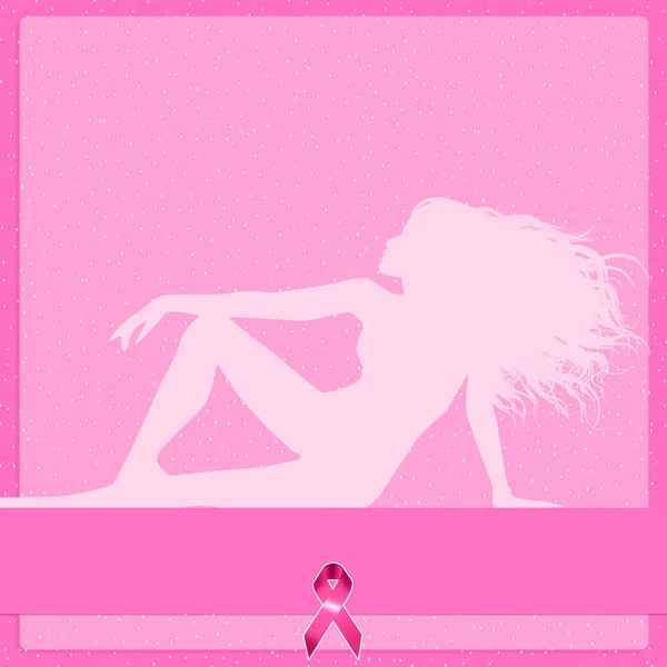 Associação de cancro da mama — Fotografia de Stock