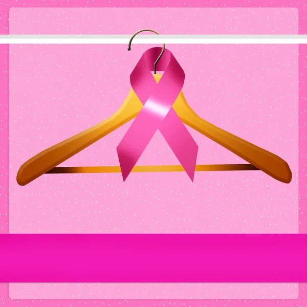 Nastro del cancro al seno — Foto Stock