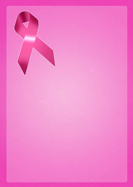 Breast cancer ribbon — Stock Photo, Image