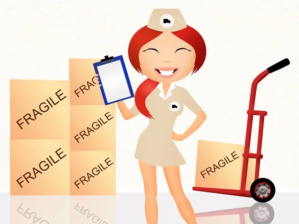 Parcel delivery — Stock Photo, Image