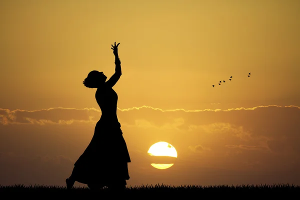 Asian dance — Stock Photo, Image