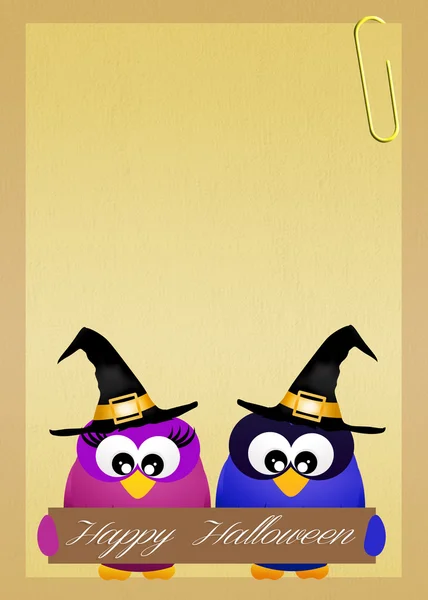 Tarjeta postal de Halloween — Foto de Stock