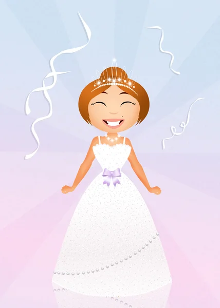 Happy bride — Stock Photo, Image