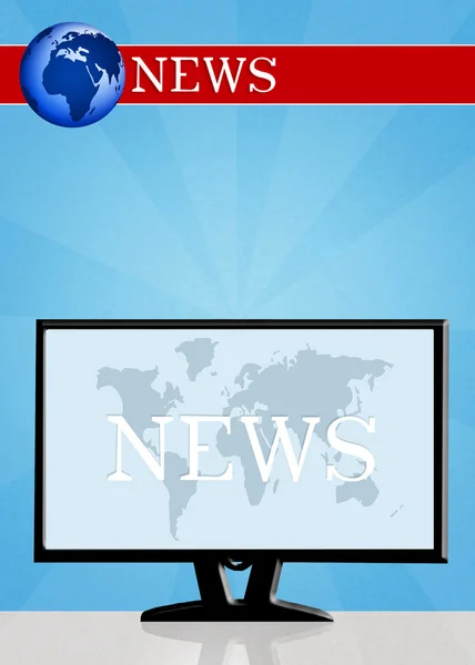 Television news — Stock Photo, Image