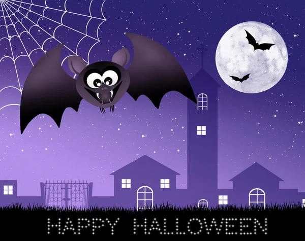 Pipistrello di Halloween — Foto Stock