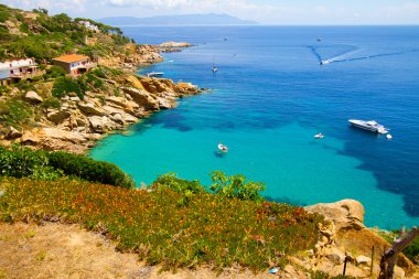 Isola del giglio görünümünü