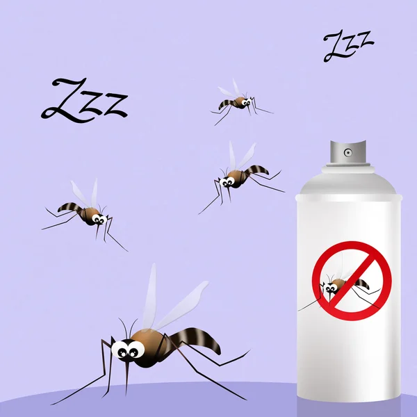 Spray di zanzara — Foto Stock