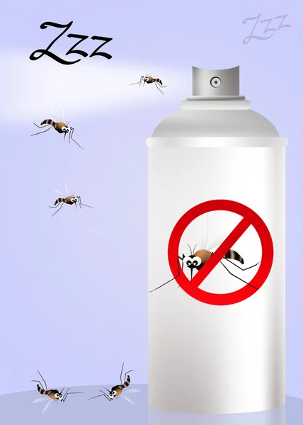 Mosquito spray — Stock Photo, Image