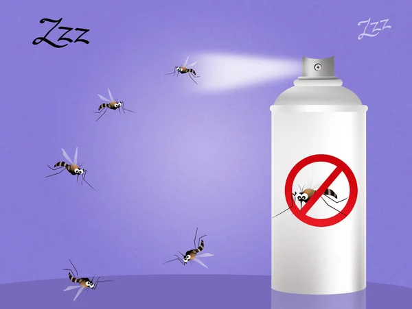 Spray di zanzara — Foto Stock