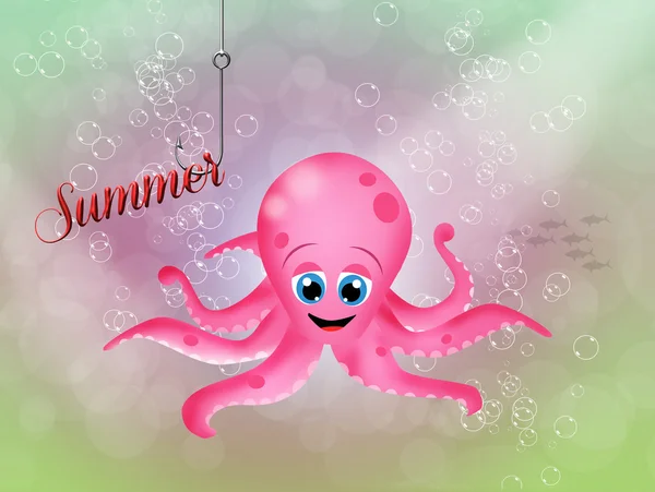 Chobotnice v létě — Stock fotografie