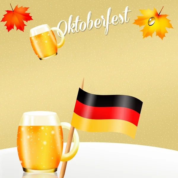 Oktoberfest bier — Stockfoto