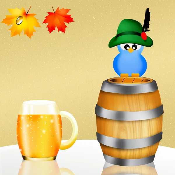 Oktoberfestbier — Stockfoto