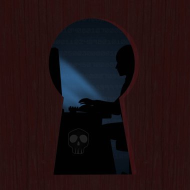 Hacker saldırısının resmi.