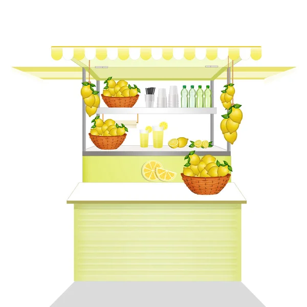 Ilustrace Limonádového Stánku — Stock fotografie