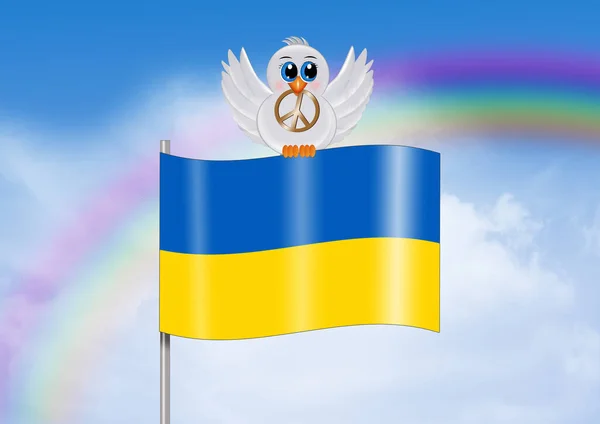 Illustration Peace Ukraine — 图库照片