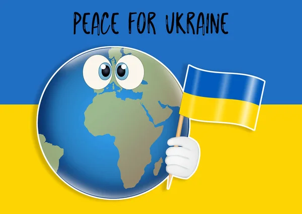 Illustration Peace Ukraine — стоковое фото