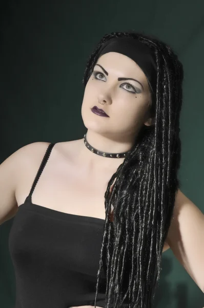 Γυναίκα με dreadlocks — Φωτογραφία Αρχείου