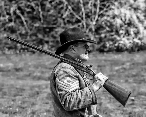 Amerikanska inbördeskriget soldat — Stockfoto