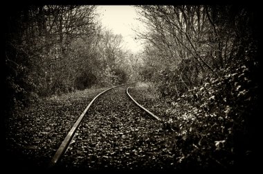 eski demiryolu parça