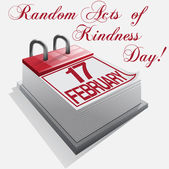 17. února náhodné činy laskavosti den v kalendáři