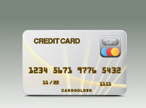 Εικονογράφηση Διάνυσμα Πιστωτικής Κάρτας — Διανυσματικό Αρχείο