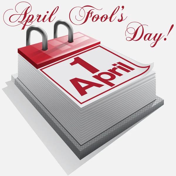 1er avril, Fête des fous d'avril, Jour du rire . — Image vectorielle