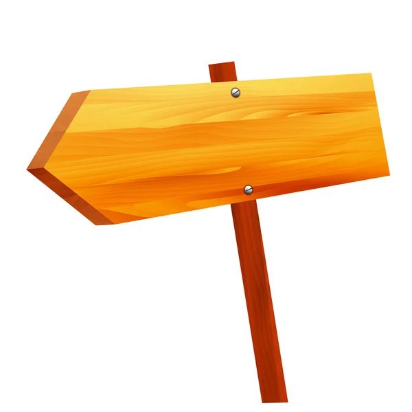 Flèche en bois, vecteur — Image vectorielle