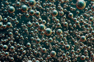 arka plan. bir sıvı kabarcıkları. Makro