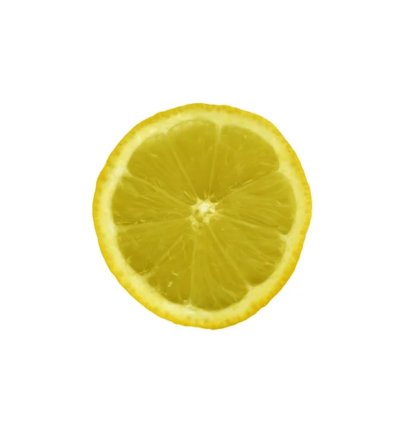 Fresh lemon isolated on white background — Stock Photo, Image