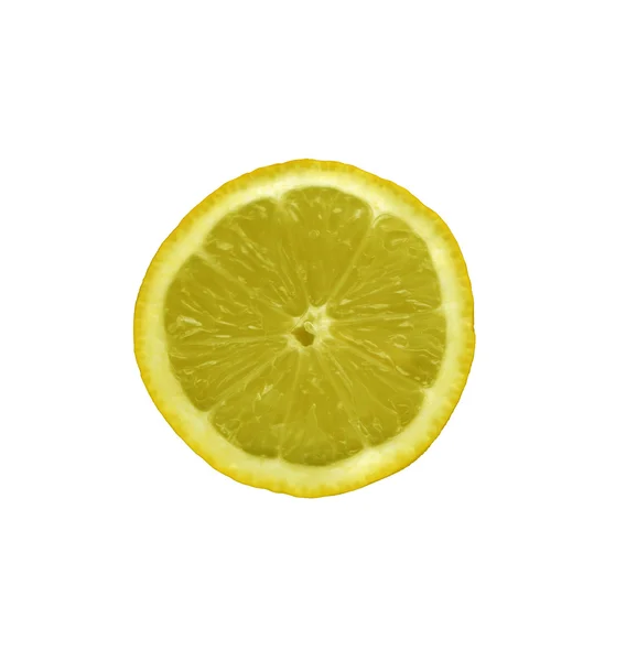 Fresh lemon isolated on white background — Stock Photo, Image