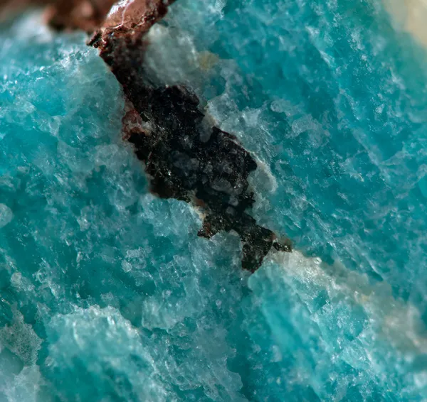 Amazonite, latar belakang abstrak yang fantastis. Makro — Stok Foto