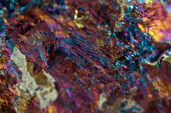 Abstracte achtergrond van metalen mineraal. macro. — Stockfoto