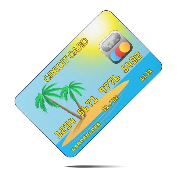 Credit card. Vector — Stock Vector