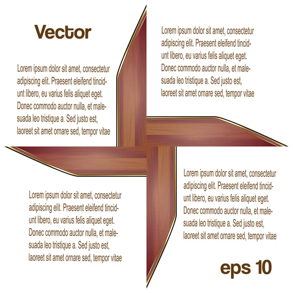 Flechas abstractas para infografías. Vector — Vector de stock