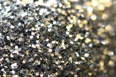 Gümüş arka plan. Makro