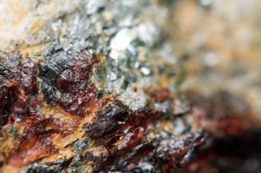  fantastik arka plan, sihirli bir taş, kristal, metal (büyük co