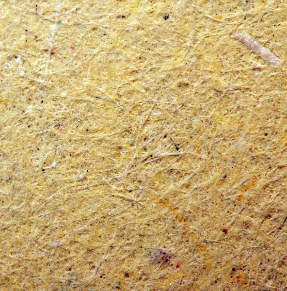 Yellow paper background. Macro. Extreme closeup. Ordinary paper — Stock Photo, Image