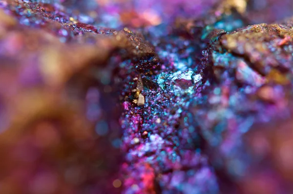Abstract background from a natural metal stone. Macro — Stock Photo, Image
