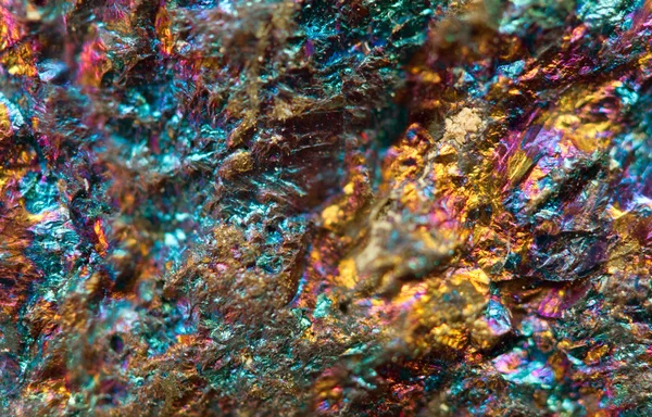 Abstracte achtergrond van een metalen natuursteen. macro — Stockfoto