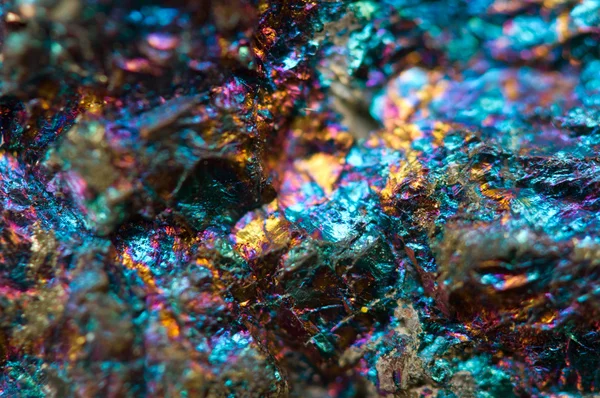 Abstracte achtergrond van een metalen natuursteen. macro — Stockfoto