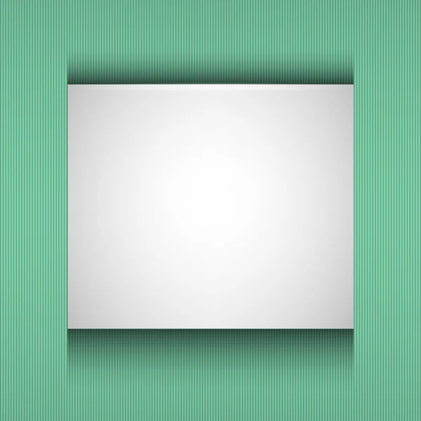 Fondos verdes con una placa blanca — Archivo Imágenes Vectoriales