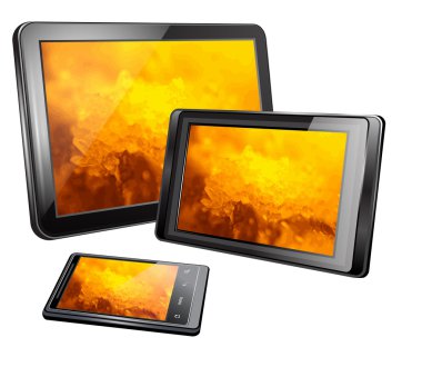 mobilite kavramı modern teknolojileri. tablet bilgisayar ve tou