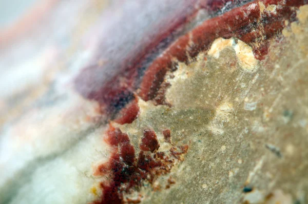 Antecedentes de una vieja piedra de cristal en primer plano extremo. Macro — Foto de Stock