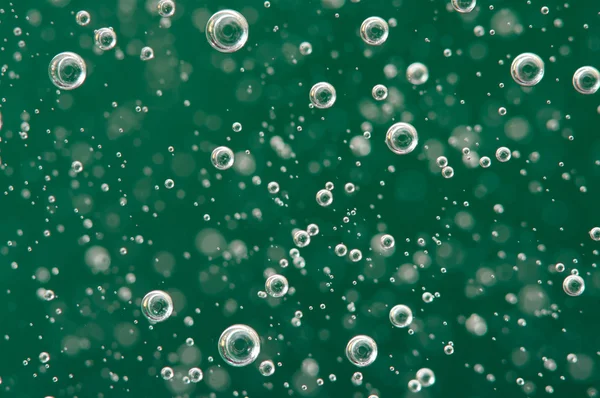 Fond abstrait de bulles dans un liquide — Photo