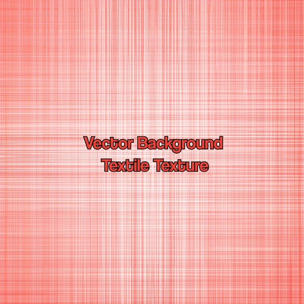 Textile texture rouge. Vecteur — Image vectorielle